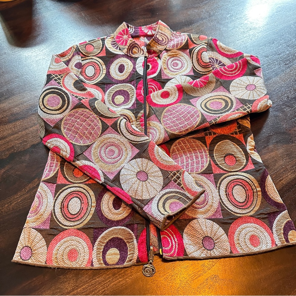 Geometric Patterned Blazer